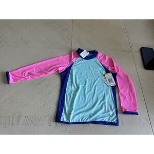 TYR Swimwear Girls Rash Guard. Size XS(4/5)